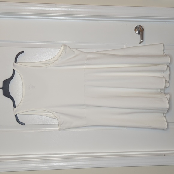 Torrid Mini Foxy Skater Dress White Sleeveless Comfy Closet Staple NWT 5 - Picture 9 of 10